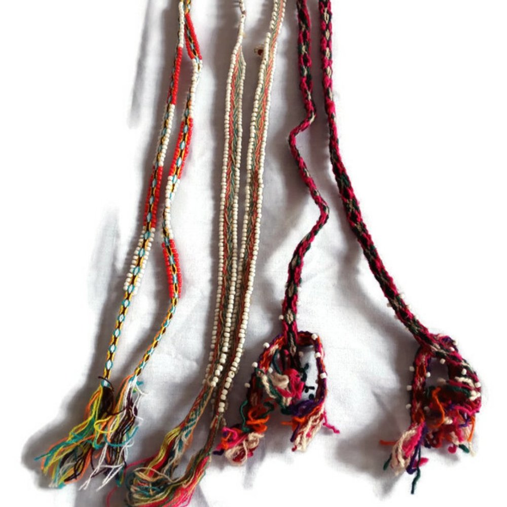 3 Handmade Dispatch Bows from Ocongate, Cusco - Authentic Shamanic Ceremony Bows - Picture 3 of 6